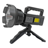 Lanterna Holofote Super Potente Led P90 Alcança 2km P Pesca Luz Preto