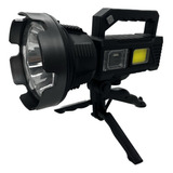 Lanterna Holofote Super Potente Led P90 C Power Bank Jws Cor Da Luz Preto