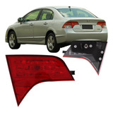 Lanterna Honda Civic 2007 2008 2009 2010 2011 Tampa Mala