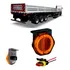Lanterna Lateral Flex Amarela - Guia De Luz - Com Chicote