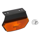 Lanterna Lateral Led Saída Conector C Suporte Carreta Âmbar