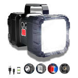 Lanterna Led Recarregavel 40w Holofote Super Potente Branca