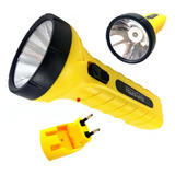 Lanterna Led Recarregável Tomada Luz Super Potente Portátil