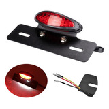 Lanterna Led Suporte Placa Moto Universal Custom Cafe Racer