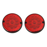 Lanterna Led Traseira Ônibus Caminhão Freio 125mm 2 Uni