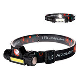 Lanterna Led Xpe De Cabeça Imã Usb Camping Livro Pesca