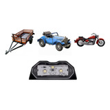 Lanterna Luz Placa Led 12v Caminhao Carretinha Adaptar Nfe