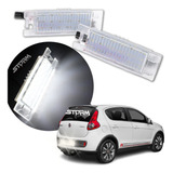 Lanterna Luz Placa Led Iluminação Branco Fiat Novo Palio Par