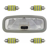 Lanterna Luz Teto Com Moldura Fiesta Courier Ecosport 4 Led