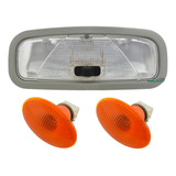 Lanterna Luz Teto Com Moldura Lanterna Lateral Fiesta