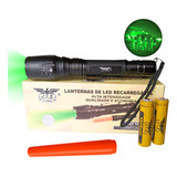 Lanterna Luz Verde Laser Tatica Militar Com Zoom 2000x