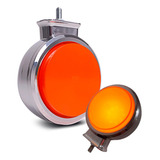 Lanterna Maria Bojuda Foguinho Fogo Led Cromada 12 24v Cores