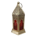 Lanterna Marroquina Luminária Decoração Boho 18 Cm Lu045004