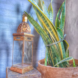 Lanterna Marroquina Rústica Decoração Vela Luminária Mesa