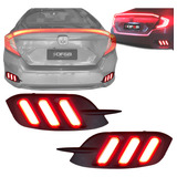 Lanterna Neblina Traseira Led Drl Civic G10 2017 A 2021
