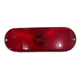 Lanterna Oval Vermelha 12v New Holland Case Vinco Vl1079