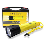 Lanterna Para Mergulho Albatroz Sdq-35 - 500m De Alcance Cor Da Lanterna Amarela Cor Da Luz Branco-brilhante