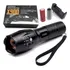 Lanterna Recarregável Tática X900 Led Potente Com Super Zoom Cor Da Lanterna Preta Cor Da Luz Branco
