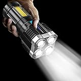 Lanterna Recarregável USB 4 LED Lanterna Super Brilhante Holofote De Alto Lúmens Lanterna Portátil à Prova D água Para Emergências Camping Caça B A
