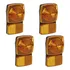 Lanterna Seta Lateral Com Refletor O-371 Universal Kit 4 Un 