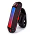 Lanterna Sinalizador Pisca Traseira Bike Led Recarregável Cor Azul Com Vermelho