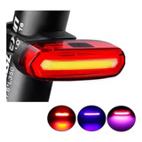 Lanterna Sinalizador Traseiro Para Bike Led Multicores Mtb