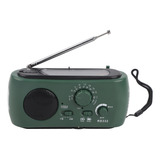 Lanterna Solar Com Manivela Am fm Radio Led Telefone De Eme