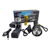 Lanterna Subaquática Hy 8768 Led Recarregável Impermeável