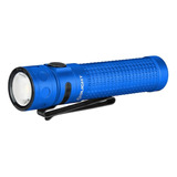Lanterna Tática Baton Pro Recarregável 2000 Lúmens Olight Cor Da Lanterna Azul Cor Da Luz Branco