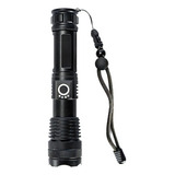 Lanterna Tática Led Cree T9 Recarregável Policial C zoom Cor Da Lanterna Preta Cor Da Luz Branca