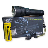 Lanterna Tática Led Cree V3 Longo Alcance 800 Metros Jws Usb Lanterna Preto Luz Branco