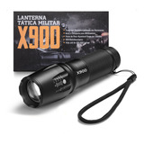 Lanterna Tática Led Recarregávl Zoom X900