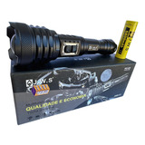 Lanterna Tática Longo Alcance Led Laser Cree V3 800 Metros