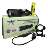 Lanterna Tática M4 Airsoft Mount Trilho 5 Modos Acionador