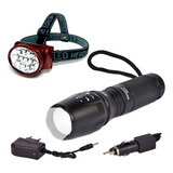 Lanterna Tática Militar 900 Lanterna De Cabeça 13 Led Cor Da Lanterna Preto Cor Da Luz Branco frio