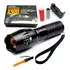 Lanterna Tática Militar Recarregável C/ Zoom Forte Lanterna Preto Luz Branco