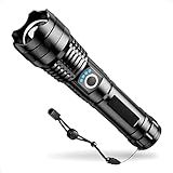 Lanterna Tática T9 Led Recarregável P50 USB Super Potente Zoom Longo Alcance Para Trilhas Pesca Vigilante Acampamento Fazenda Caça