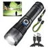 Lanterna Tática T9 Super Potente 5 Modos De Iluminação Cor Da Lanterna Preto Cor Da Luz Branco
