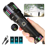 Lanterna Tática Titanium Led Laser Canhão Luz Potente