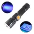 Lanterna Tática Uv Recarregável Com Zoom Led Luz Ultravioleta Potente