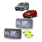 Lanterna Teto Central Fiat Doblo Cinza 2 Lampadas De Led
