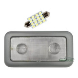 Lanterna Teto Central Fiat Uno Vivace Cinza Lampada
