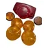 Lanterna Traseira, Lente Do Pisca E Refletor Cg Bolinha Kit