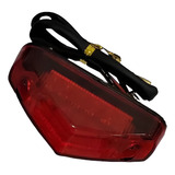 Lanterna Traseira Beta luz Placa Importada Led