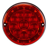 Lanterna Traseira Freio Caminhão Onibus 125mm Led 12 24vts