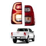 Lanterna Traseira Full Led Hilux 16 17 18 19 20 21 22 23