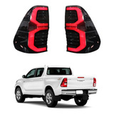 Lanterna Traseira Full Led Hilux 16 17 18 19 20 21 22 23