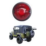 Lanterna Traseira Jeep Ford Willys Todos Aro Preto Sem Vigia