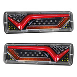Lanterna Traseira Led Reboque Sequencial Carretinha trailers