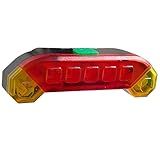 Lanterna Traseira Vista Light Recarregavel Sinalizador Alerta Pisca Ultra Led Ciclismo Bike Speed Mtb O Mais Forte Da Categoria